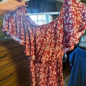 Off the shoulder dress, worn once to a horse show!